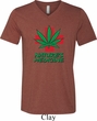 Mens Funny Shirt Natures Medicine Tri Blend V-neck Tee T-Shirt