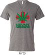 Mens Funny Shirt Natures Medicine Tri Blend V-neck Tee T-Shirt