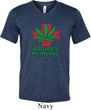 Mens Funny Shirt Natures Medicine Tri Blend V-neck Tee T-Shirt