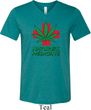 Mens Funny Shirt Natures Medicine Tri Blend V-neck Tee T-Shirt