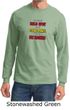 Mens Funny Shirt Not a Bald Spot Long Sleeve Tee T-Shirt