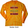 Mens Funny Shirt Not a Bald Spot Long Sleeve Tie Dye Tee T-shirt