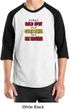 Mens Funny Shirt Not a Bald Spot Raglan Tee T-Shirt