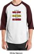 Mens Funny Shirt Not a Bald Spot Raglan Tee T-Shirt