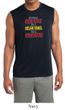 Mens Funny Shirt Not a Bald Spot Sleeveless Moisture Wicking Tee