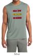 Mens Funny Shirt Not a Bald Spot Sleeveless Moisture Wicking Tee