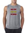 Mens Funny Shirt Not a Bald Spot Sleeveless Tee T-Shirt