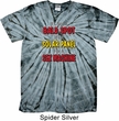 Mens Funny Shirt Not a Bald Spot Spider Tie Dye Tee T-shirt