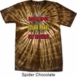 Mens Funny Shirt Not a Bald Spot Spider Tie Dye Tee T-shirt
