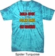 Mens Funny Shirt Not a Bald Spot Spider Tie Dye Tee T-shirt