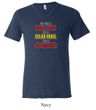 Mens Funny Shirt Not a Bald Spot Tri Blend V-neck Tee T-Shirt