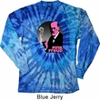 Mens Funny Shirt Pink Freud Long Sleeve Tie Dye Tee T-shirt