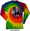 Mens Funny Shirt Pink Freud Long Sleeve Tie Dye Tee T-shirt