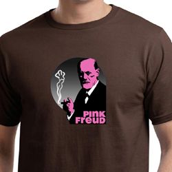 Mens Funny Shirt Pink Freud Organic Tee T-Shirt