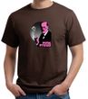 Mens Funny Shirt Pink Freud Organic Tee T-Shirt