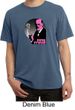 Mens Funny Shirt Pink Freud Pigment Dyed Tee T-Shirt