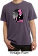 Mens Funny Shirt Pink Freud Pigment Dyed Tee T-Shirt