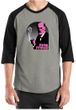 Mens Funny Shirt Pink Freud Raglan Tee T-Shirt