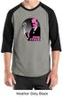 Mens Funny Shirt Pink Freud Raglan Tee T-Shirt