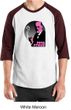 Mens Funny Shirt Pink Freud Raglan Tee T-Shirt
