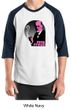 Mens Funny Shirt Pink Freud Raglan Tee T-Shirt
