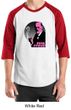 Mens Funny Shirt Pink Freud Raglan Tee T-Shirt
