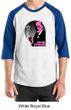 Mens Funny Shirt Pink Freud Raglan Tee T-Shirt