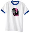 Mens Funny Shirt Pink Freud Ringer Tee T-Shirt