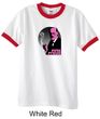 Mens Funny Shirt Pink Freud Ringer Tee T-Shirt