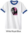 Mens Funny Shirt Pink Freud Ringer Tee T-Shirt