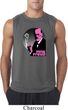 Mens Funny Shirt Pink Freud Sleeveless Tee T-Shirt