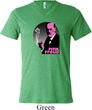 Mens Funny Shirt Pink Freud Tri Blend V-neck Tee T-Shirt
