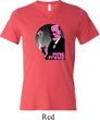 Mens Funny Shirt Pink Freud Tri Blend V-neck Tee T-Shirt