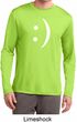 Mens Funny Shirt Smiley Chat Face Dry Wicking Long Sleeve Tee T-Shirt