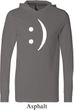 Mens Funny Shirt Smiley Chat Face Lightweight Hoodie Tee