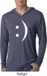 Mens Funny Shirt Smiley Chat Face Lightweight Hoodie Tee T-Shirt