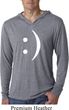 Mens Funny Shirt Smiley Chat Face Lightweight Hoodie Tee T-Shirt