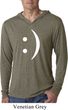 Mens Funny Shirt Smiley Chat Face Lightweight Hoodie Tee T-Shirt