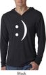 Mens Funny Shirt Smiley Chat Face Lightweight Hoodie Tee T-Shirt