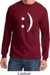 Mens Funny Shirt Smiley Chat Face Long Sleeve Tee T-Shirt
