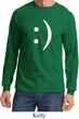 Mens Funny Shirt Smiley Chat Face Long Sleeve Tee T-Shirt