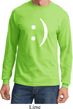 Mens Funny Shirt Smiley Chat Face Long Sleeve Tee T-Shirt