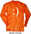 Mens Funny Shirt Smiley Chat Face Long Sleeve Tie Dye Tee T-shirt