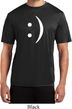 Mens Funny Shirt Smiley Chat Face Moisture Wicking Tee T-Shirt