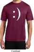 Mens Funny Shirt Smiley Chat Face Moisture Wicking Tee T-Shirt