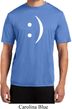 Mens Funny Shirt Smiley Chat Face Moisture Wicking Tee T-Shirt