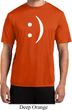Mens Funny Shirt Smiley Chat Face Moisture Wicking Tee T-Shirt