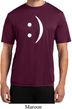 Mens Funny Shirt Smiley Chat Face Moisture Wicking Tee T-Shirt
