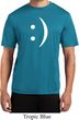 Mens Funny Shirt Smiley Chat Face Moisture Wicking Tee T-Shirt