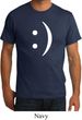 Mens Funny Shirt Smiley Chat Face Organic Tee T-Shirt